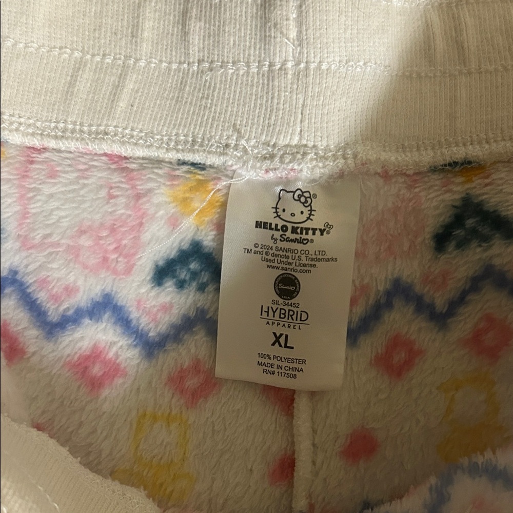 Hello Kitty Multicolor Pattern Pajama Pants - image 3